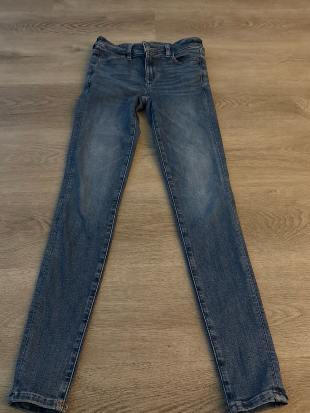 American Eagle Outfitters Women's Skinny Jeans - Medium Blue